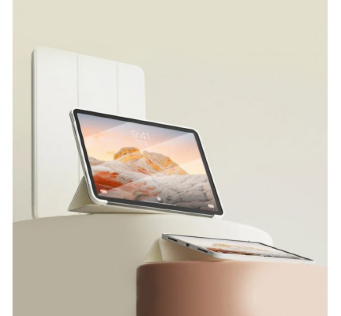 BeCover Чохол до планшета BeCover Tri Fold Soft TPU Silicone BeCover Apple iPad Air (4/5) 2020/2022 10.9" Beige (711734)