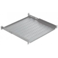 Полка 19" 1U глиб. 450-540мм, регульована RAL 7035 Mirsan (MR.HRM1U45.02)
