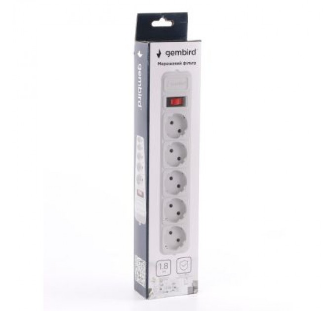 Gembird Мережевий фільтр живлення Gembird SPG5-G-6G