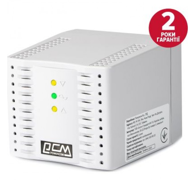 Powercom Стабілізатор TCA-1200 Powercom (TCA-1200 white)