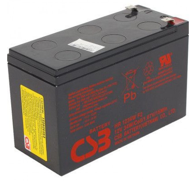 Батарея до ДБЖ 12В 9Аг CSB (HR1234WF2)