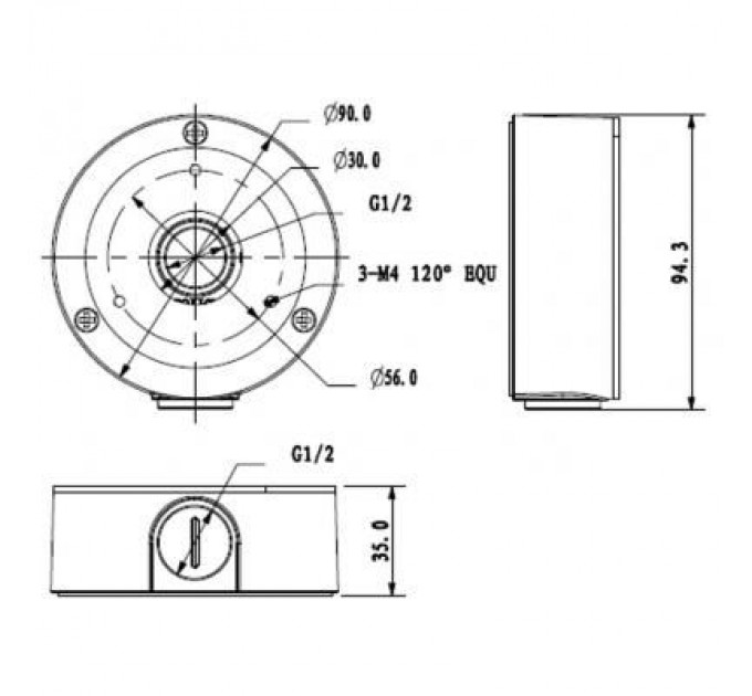 Dahua Кріплення для відеокамери Dahua DH-PFA134