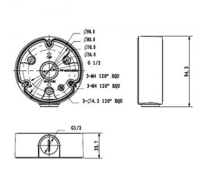 Dahua Кріплення для відеокамери Dahua DH-PFA135