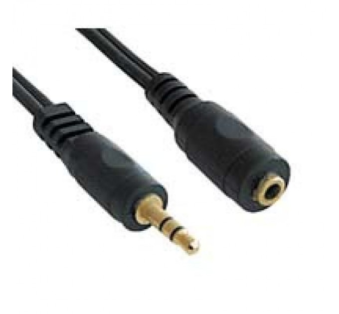 Кабель мультимедійний Jack 3.5mm M/Jack 3.5mm F 5.0m Cablexpert (CCA-421S-5M)