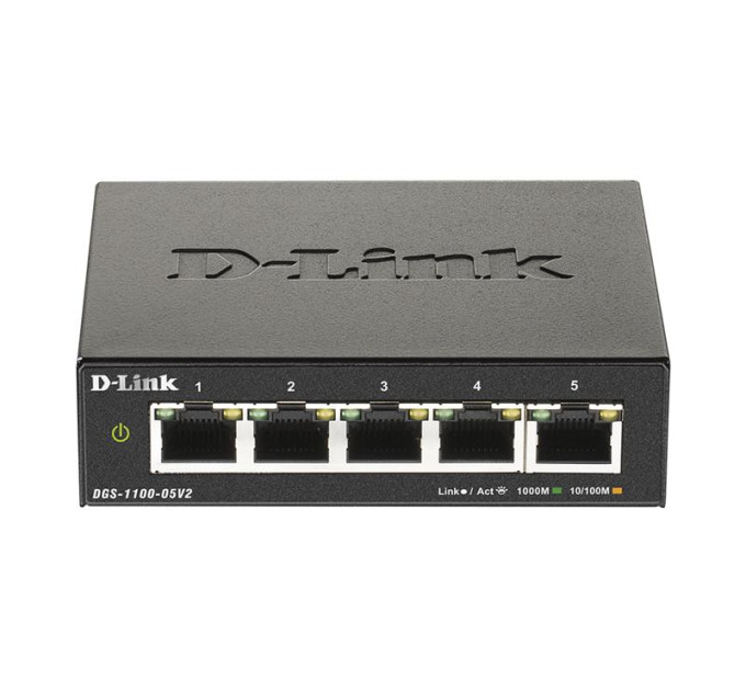 D-Link Комутатор мережевий D-Link DGS-1100-05V2