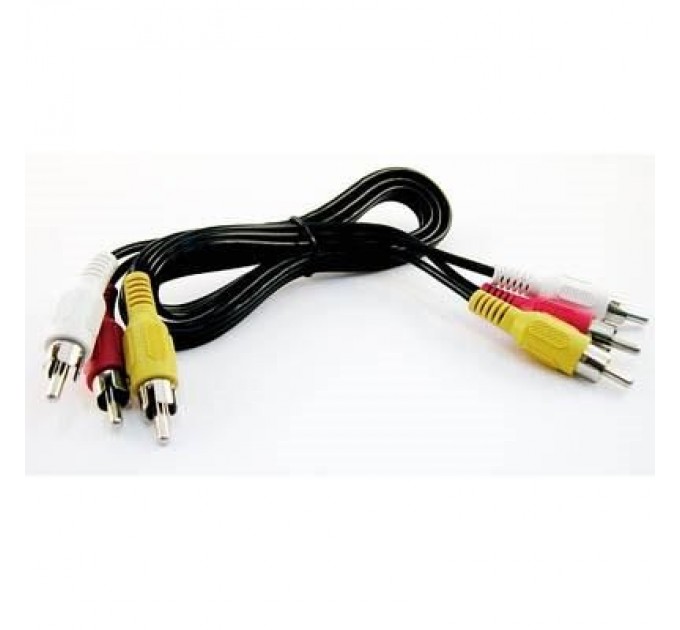 Кабель мультимедійний 3RCA to 3RCA 5.0m Atcom (10713)