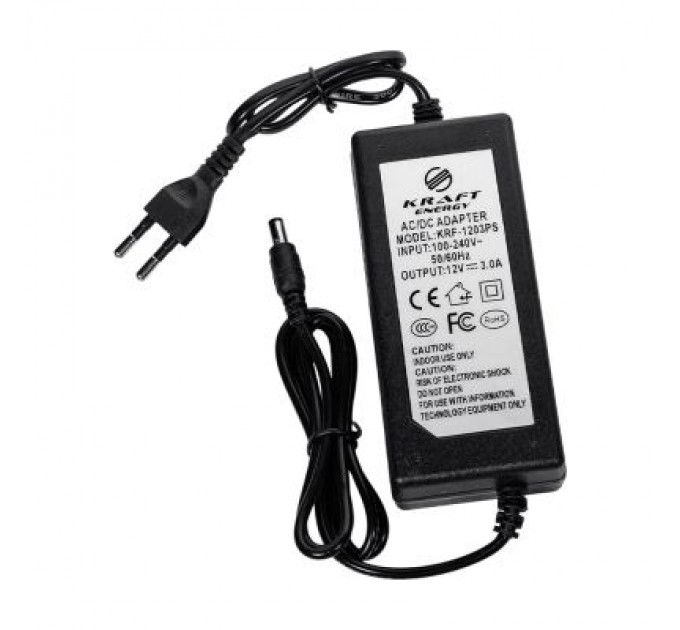 Kraft Energy Блок живлення для систем відеоспостереження Kraft Energy KRF-1203PS