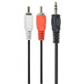 Cablexpert Кабель мультимедійний Jack 3.5mm папа/2RCA папа Cablexpert (CCA-458)