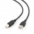 Cablexpert Кабель для принтера USB 2.0 AM/BM 4.5m Cablexpert (CCP-USB2-AMBM-15)