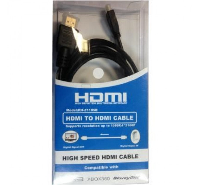 Кабель мультимедійний HDMI A to HDMI D (micro), 2.0m Atcom (15268)