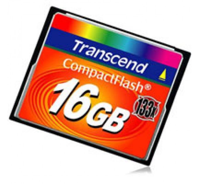 Transcend Карта пам'яті Transcend 16Gb Compact Flash 133x (TS16GCF133)