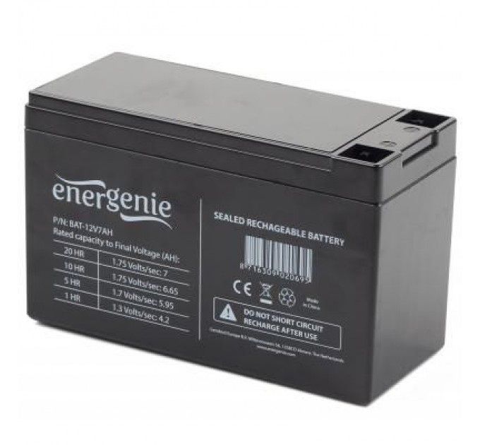 EnerGenie Батарея до ДБЖ EnerGenie 12В 7 Ач (BAT-12V7AH)
