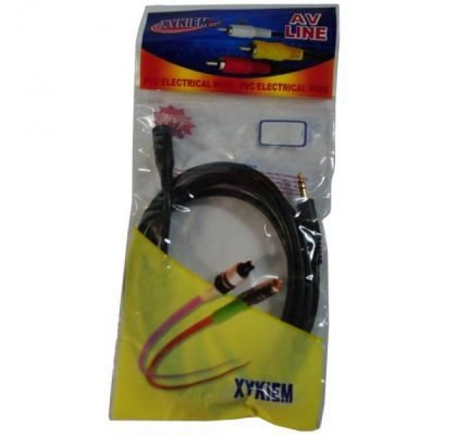 Atcom Кабель мультимедійний Jack 3.5mm папа/Jack 3.5mm мама Atcom (16848)