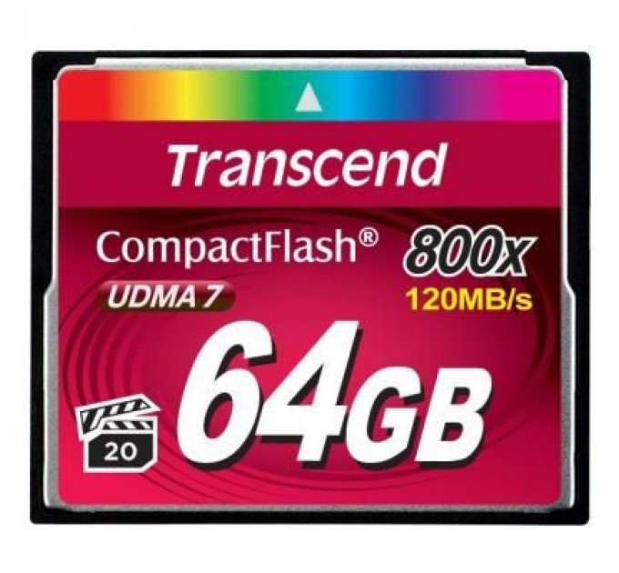 Transcend Карта пам'яті Transcend 64GB 800x (TS64GCF800)