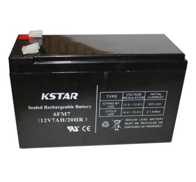 Kstar Батарея до ДБЖ Kstar 12В 7 Ач (6-FM-7)