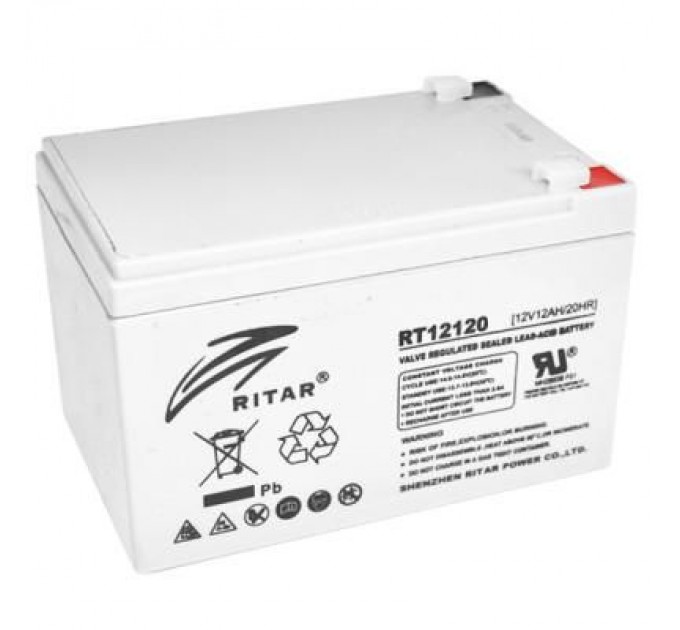 Батарея до ДБЖ Ritar AGM RT12120, 12V-12Ah (RT12120)