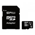 Silicon Power Карта пам'яті Silicon Power 8Gb microSDHC class 10 (SP008GBSTHBU1V10SP)