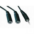 Cablexpert Кабель мультимедійний Jack 3.5 mm M to 2xJack 3.5 mm F 5.0m Cablexpert (CCA-415)