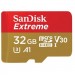 SanDisk Карта пам'яті SanDisk 32GB microSDHC V30 A1 UHS-I U3 4K Extreme (SDSQXAF-032G-GN6MA)