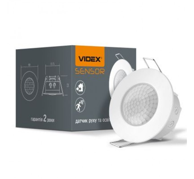 Videx Датчик руху Videx 220V 1200W інфрачервоний (VL-SPR17W)