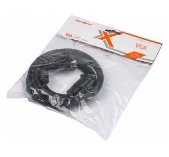 Кабель мультимедійний VGA 3.0m Maxxter (V-VGA-10)