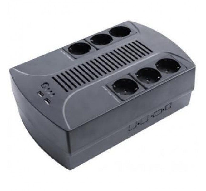 Пристрій безперебійного живлення LogicPower 650VA-6PS (4324)