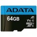 ADATA Карта пам'яті ADATA 64GB microSD class 10 UHS-I A1 Premier (AUSDX64GUICL10A1-RA1)