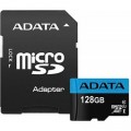 ADATA Карта пам'яті ADATA 128GB microSD class 10 UHS-I A1 Premier (AUSDX128GUICL10A1-RA1)
