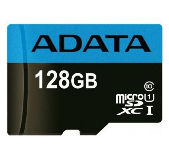 ADATA Карта пам'яті ADATA 128GB microSD class 10 UHS-I A1 Premier (AUSDX128GUICL10A1-RA1)