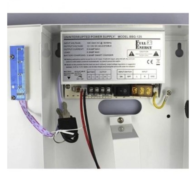 Full Energy Блок живлення для систем відеоспостереження Full Energy BBG-125