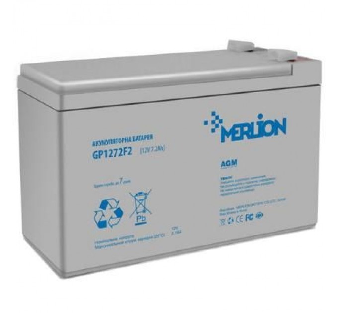 Батарея до ДБЖ Merlion 12V-7.2Ah (GP1272 F2)