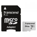 Transcend Карта пам'яті Transcend 64GB microSDXC class 10 UHS-I U1 (TS64GUSD300S-A)