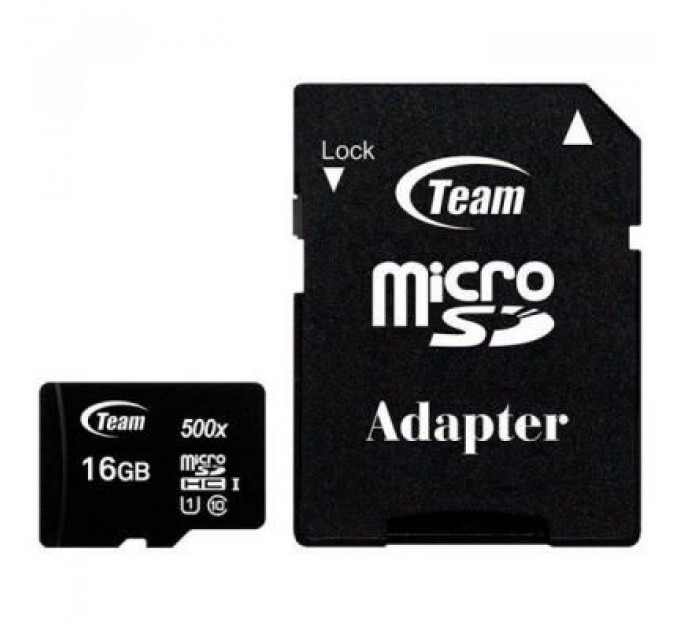 Team Карта пам'яті Team 16GB microSD class 10 UHS-I (TUSDH16GCL10U03)