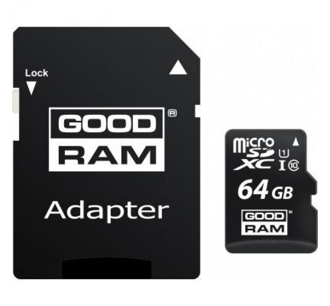 Goodram Карта пам'яті Goodram 64GB microSDXC Class 10 (M1AA-0640R12)