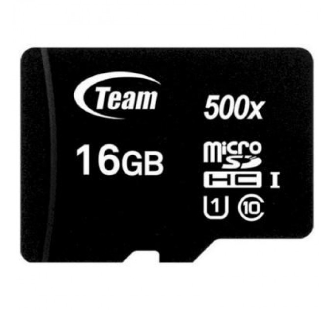 Team Карта пам'яті Team 16GB microSDHC class 10 UHS-I (TUSDH16GCL10U02)