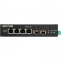 Hikvision Комутатор мережевий Hikvision DS-3T0506HP-E/HS