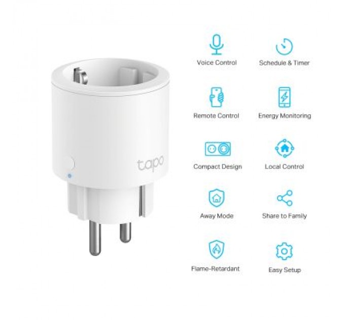 TP-Link Розумна розетка TP-Link Tapo P115 (1-pack) (Tapo P115(1-pack))