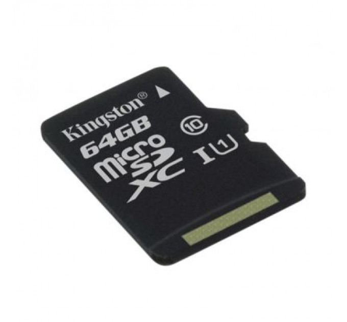 Kingston Карта пам'яті Kingston 64GB microSDXC Class 10 Canvas Select Plus 100R A1 (SDCS2/64GBSP)