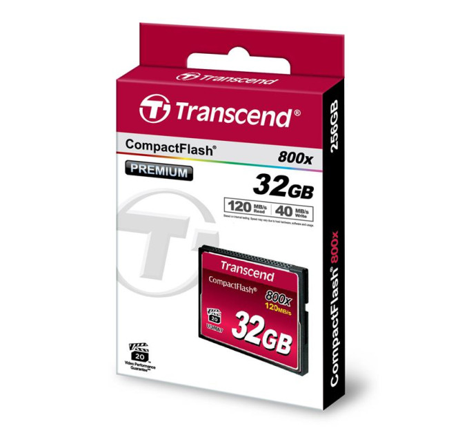 Transcend Карта пам'яті Transcend 32GB 800x (TS32GCF800)