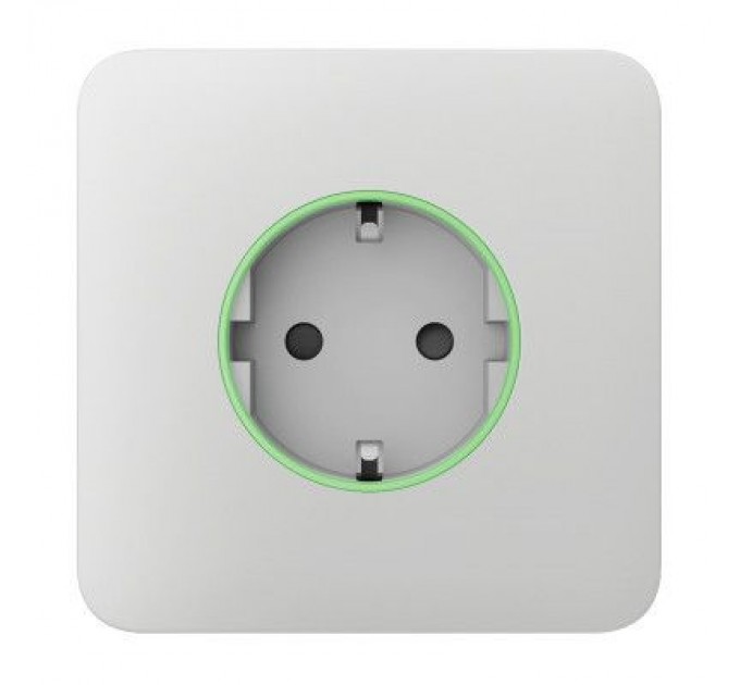 Розумна розетка Ajax SoloCover white