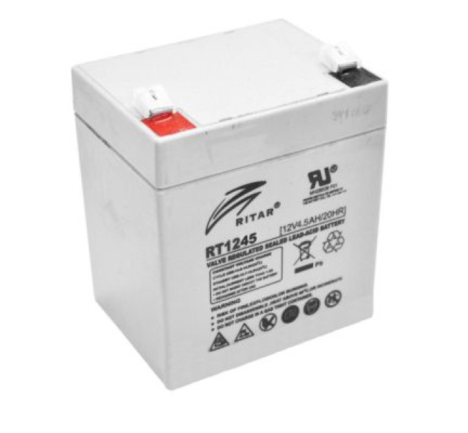 Ritar Батарея до ДБЖ Ritar AGM RT1245, 12V-4.5Ah (RT1245)