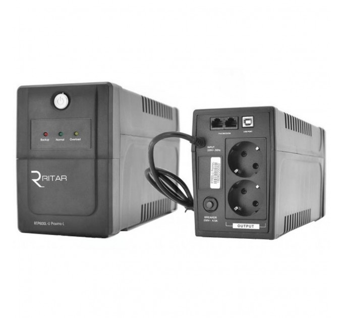 Ritar Пристрій безперебійного живлення Ritar RTP600L-U (360W) Proxima-L (RTP600L-U)