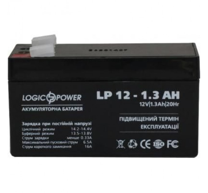 Батарея до ДБЖ LogicPower LPM 12В 1.3 Ач (4131)