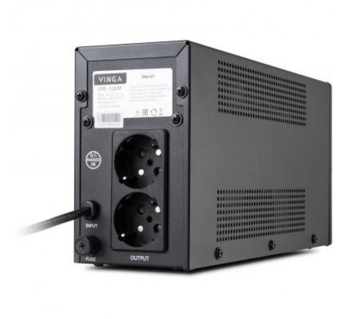 Vinga Пристрій безперебійного живлення Vinga LED 600VA metal case (VPE-600M)