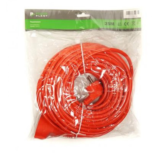 Мережевий подовжувач PowerPlant удлинитель 25 м (JY-3024/25) (PPCA10M250S1)