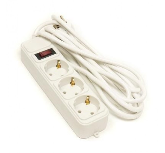 Мережевий фільтр живлення PowerPlant 1.8 м, 3 розетки, евростандарт (JY-1054/1.8) (PPSA10M18S3)