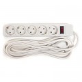 PowerPlant Мережевий фільтр живлення PowerPlant 5 м, 5 розеток, евростандарт (JY-1056/5) (PPSA10M50S5)