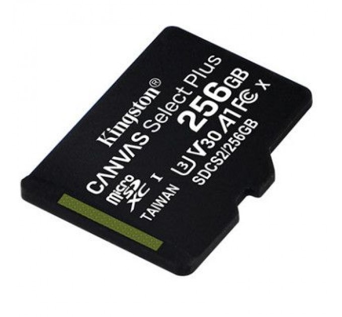 Kingston Карта пам'яті Kingston 256GB microSDXC class 10 UHS-I Canvas Select Plus (SDCS2/256GBSP)