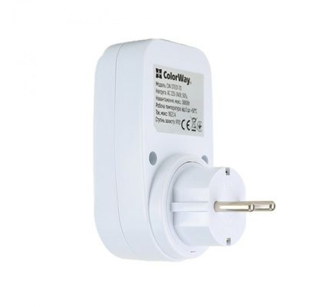 ColorWay Розумна розетка ColorWay CW-STE01-7D