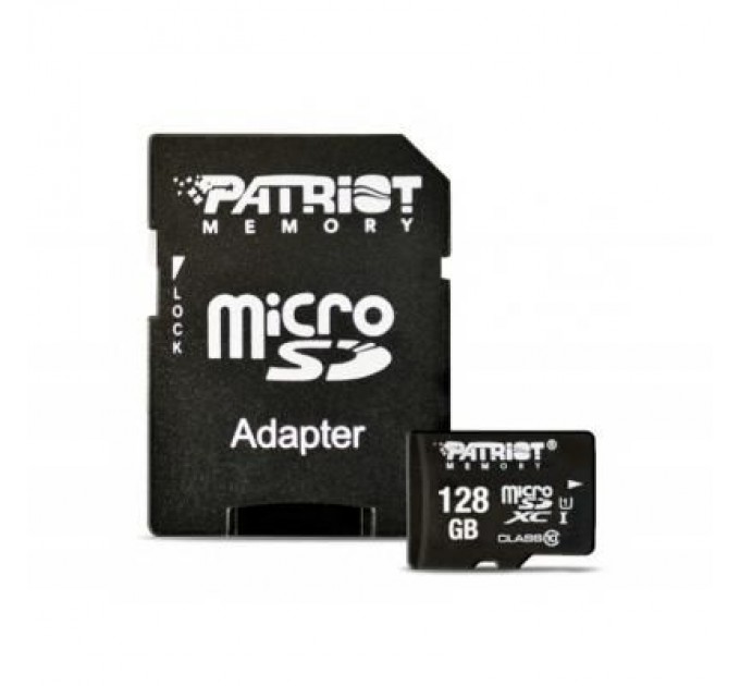 Patriot Карта пам'яті Patriot 128GB microSDXC class 10 UHS-I LX (PSF128GMCSDXC10)